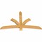 Ekena Millwork Davenport Rough Sawn Timber Gable Bracket, Western Red Cedar, 60"W x 38"H x 2"D x 4"F, 15/12 Pitch GBW060X38X0204DAV00RWR - alternate 4